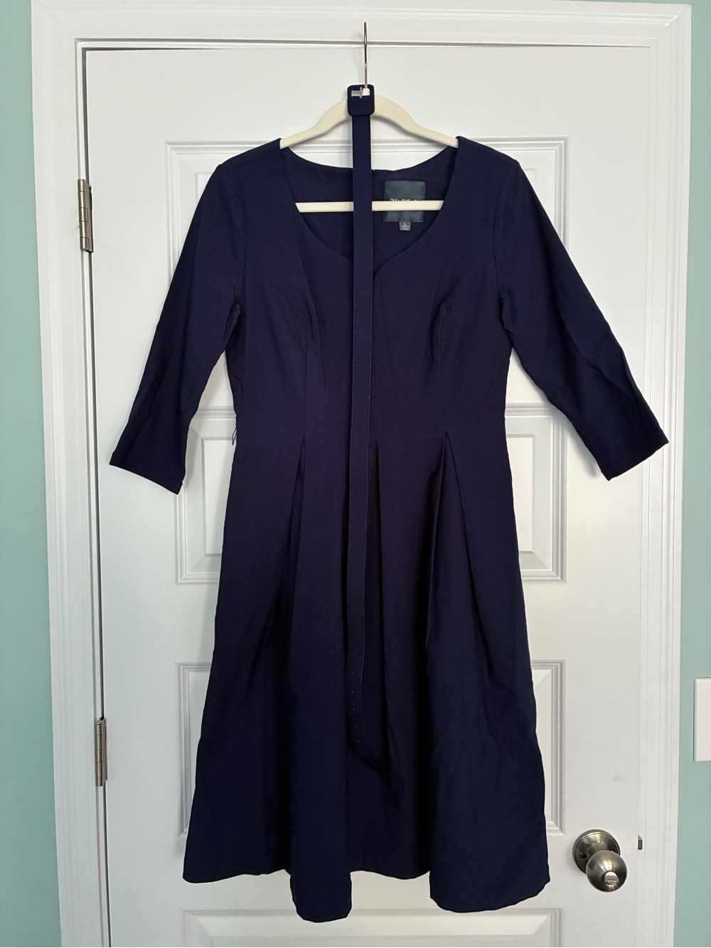 ModCloth Retro Box Pleat Dress
